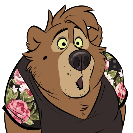 😮 Стикер «Dead Bear» для Telegram