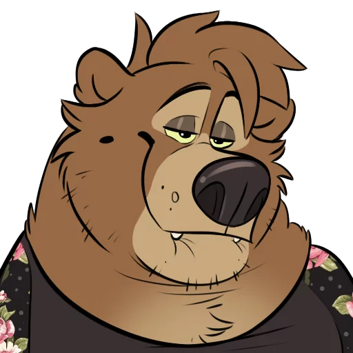😘 Стикер «Dead Bear» для Telegram