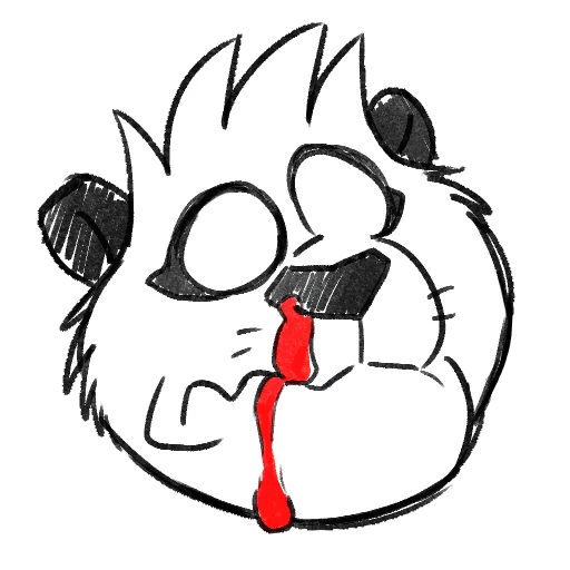 🌡 Стикер «Dead Bear» для Telegram