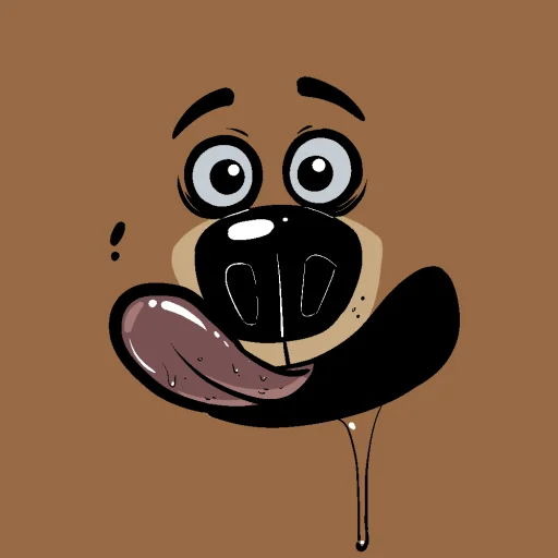 👅 Стикер «Dead Bear» для Telegram
