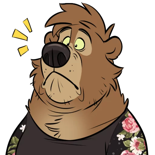 😱 Стикер «Dead Bear» для Telegram