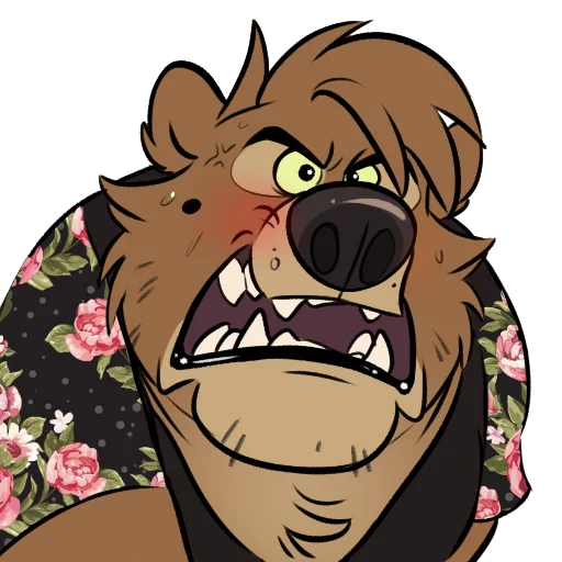 😤 Стикер «Dead Bear» для Telegram