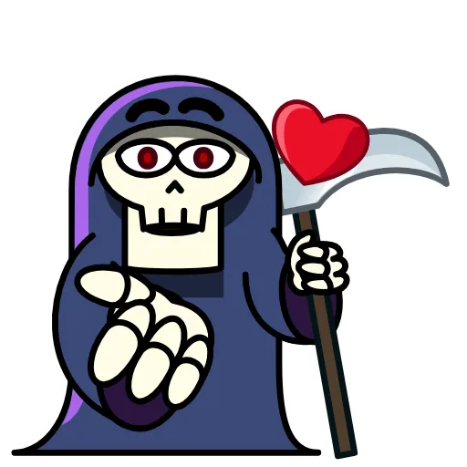 😘 Эмодзи «Dead Death» для Telegram