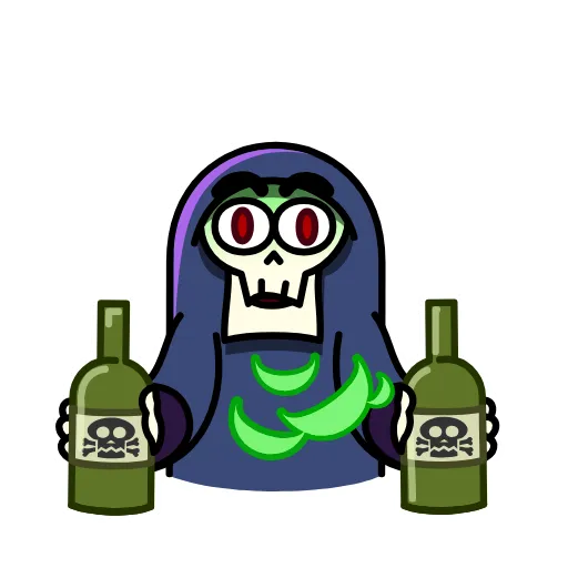 🥴 Эмодзи «Dead Death» для Telegram