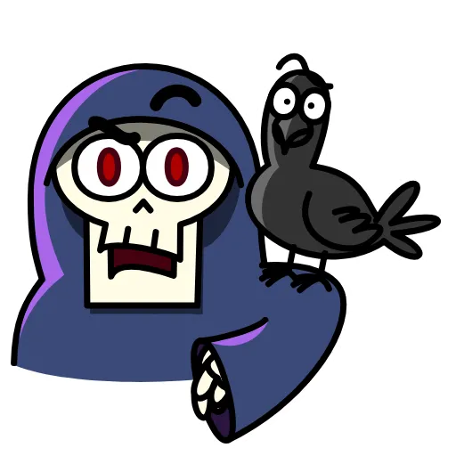 🤨 Эмодзи «Dead Death» для Telegram