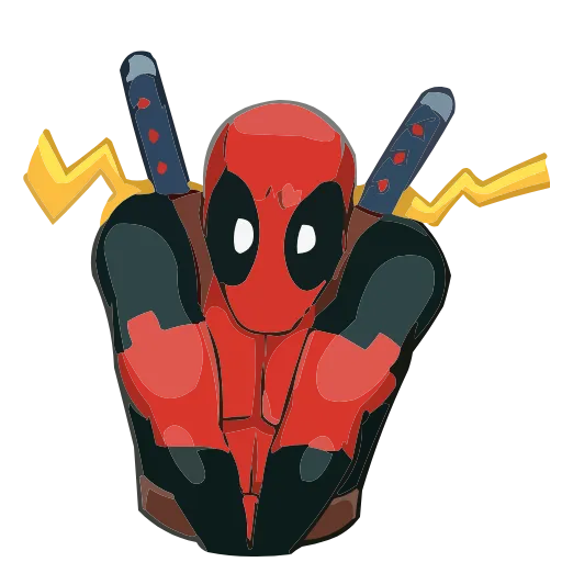 🤯 Эмодзи «Deadpool • Wolverine • Lady Deadpool» для Telegram