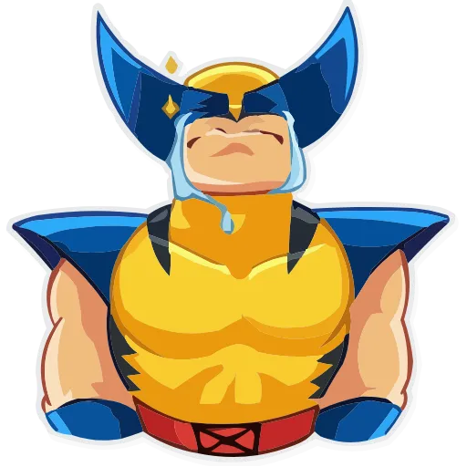😭 Эмодзи «Deadpool • Wolverine • Lady Deadpool» для Telegram