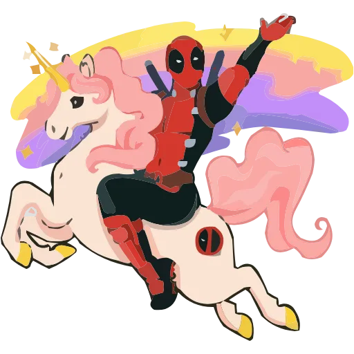 🌈 Эмодзи «Deadpool • Wolverine • Lady Deadpool» для Telegram