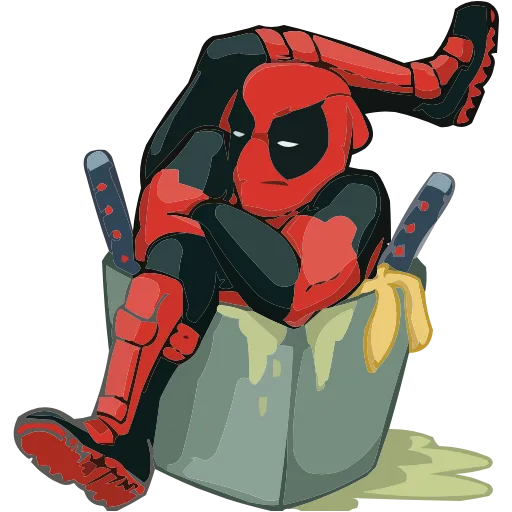 🫠 Эмодзи «Deadpool • Wolverine • Lady Deadpool» для Telegram