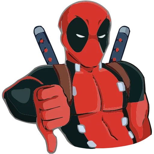 👎 Эмодзи «Deadpool • Wolverine • Lady Deadpool» для Telegram