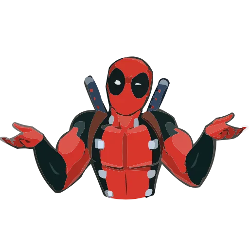 🤷‍♂️ Эмодзи «Deadpool • Wolverine • Lady Deadpool» для Telegram