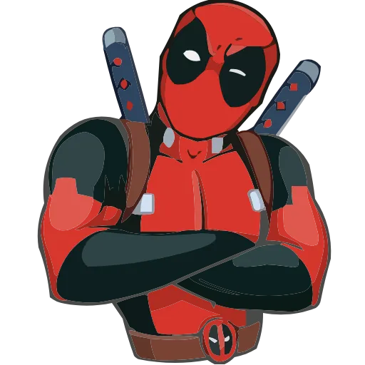🙄 Эмодзи «Deadpool • Wolverine • Lady Deadpool» для Telegram
