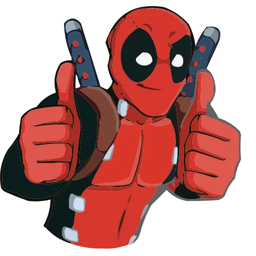 👍 Эмодзи «Deadpool • Wolverine • Lady Deadpool» для Telegram