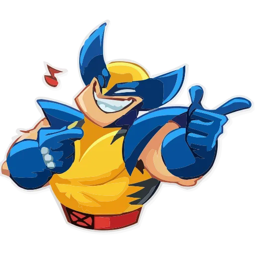 😉 Эмодзи «Deadpool • Wolverine • Lady Deadpool» для Telegram