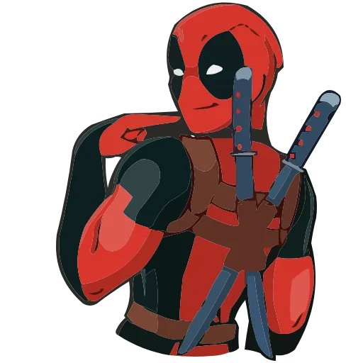 😏 Эмодзи «Deadpool • Wolverine • Lady Deadpool» для Telegram