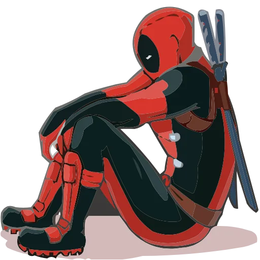 😔 Эмодзи «Deadpool • Wolverine • Lady Deadpool» для Telegram