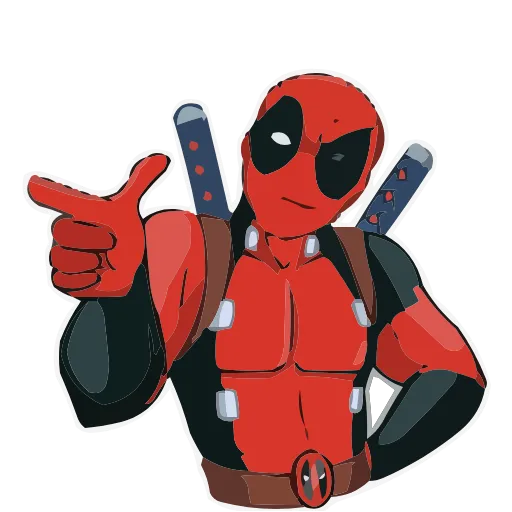 😉 Эмодзи «Deadpool • Wolverine • Lady Deadpool» для Telegram