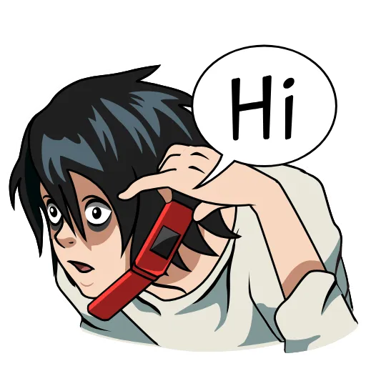 📱 Эмодзи «Death Note - тетрадь смерти.» для Telegram