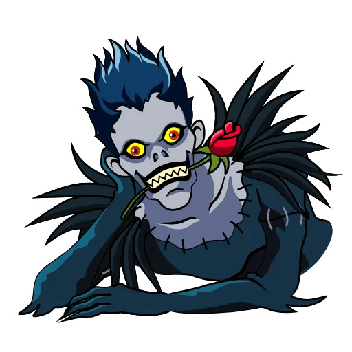 🌹 Эмодзи «Death Note - тетрадь смерти.» для Telegram