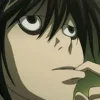 😒 Эмодзи «🤔 Death Note - аниме тетрадь смерти» для Telegram