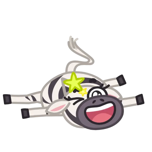 😃 Эмодзи «Debra Zebra» для Telegram