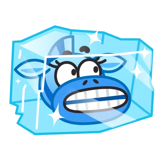 🥶 Эмодзи «Debra Zebra» для Telegram