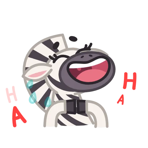 Эмодзи Debra Zebra для Telegram — скачать