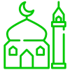 🕌 Эмодзи «Qadr Travel icons» для Telegram