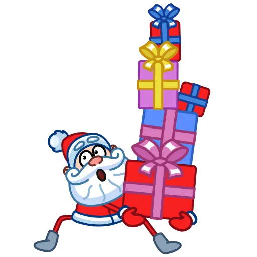 🎁 Эмодзи «Дед Мороз» для Telegram