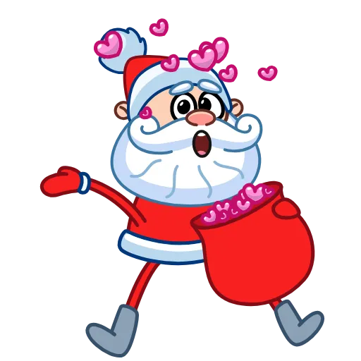 💕 Эмодзи «Дед Мороз» для Telegram