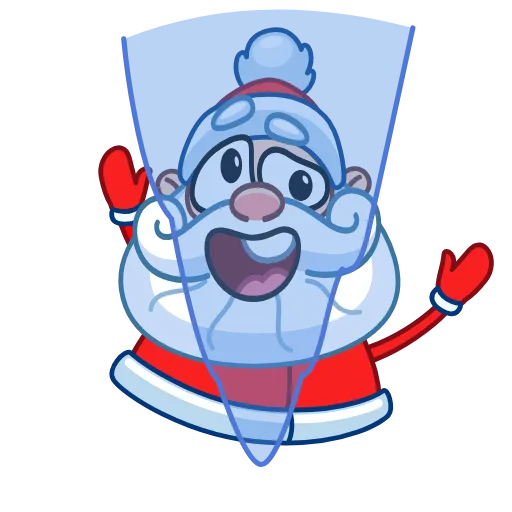 🤩 Эмодзи «Дед Мороз» для Telegram