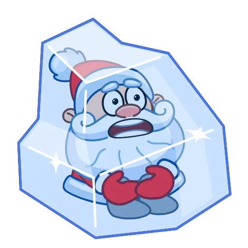 🥶 Эмодзи «Дед Мороз» для Telegram