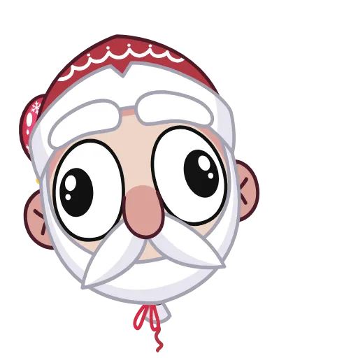 🤩 Эмодзи «Дед Мороз И» для Telegram