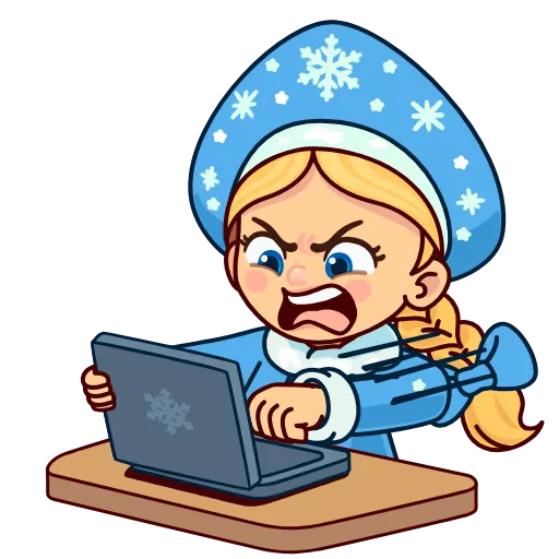 🤩 Эмодзи «Дед Мороз И» для Telegram