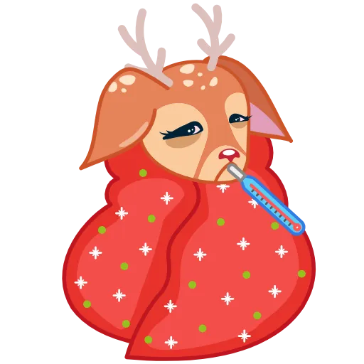 🤒 Эмодзи «Олень» для Telegram