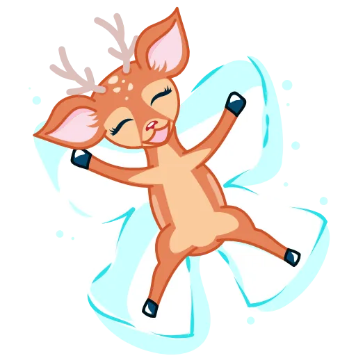 ❄️ Эмодзи «Олень» для Telegram