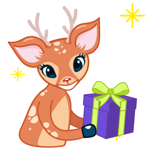 🎁 Эмодзи «Олень» для Telegram