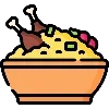🍚 Эмодзи «🌯 Food - эмоджи с едой.» для Telegram