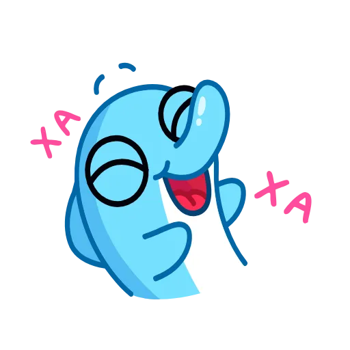 🌟 Эмодзи «Дельфинчик» для Telegram
