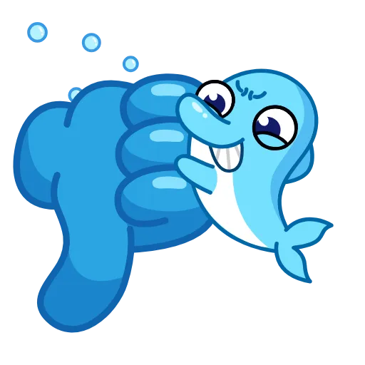 🌟 Эмодзи «Дельфинчик» для Telegram