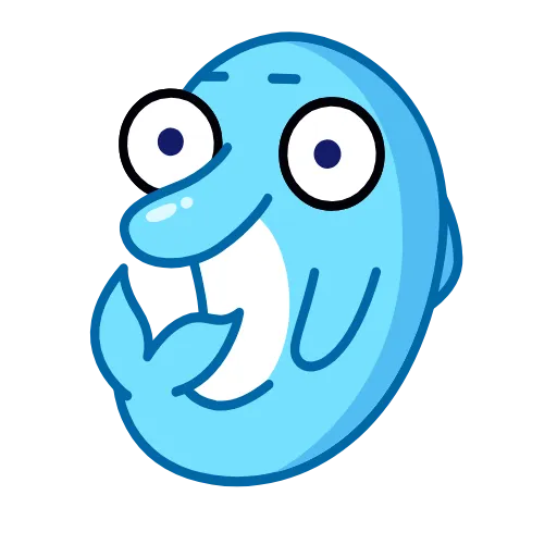 🌟 Эмодзи «Дельфинчик» для Telegram
