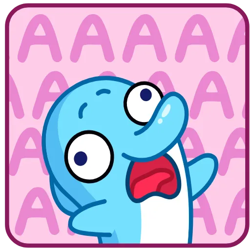 🌟 Эмодзи «Дельфинчик» для Telegram