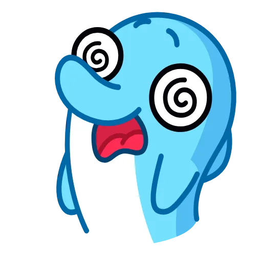 🌟 Эмодзи «Дельфинчик» для Telegram