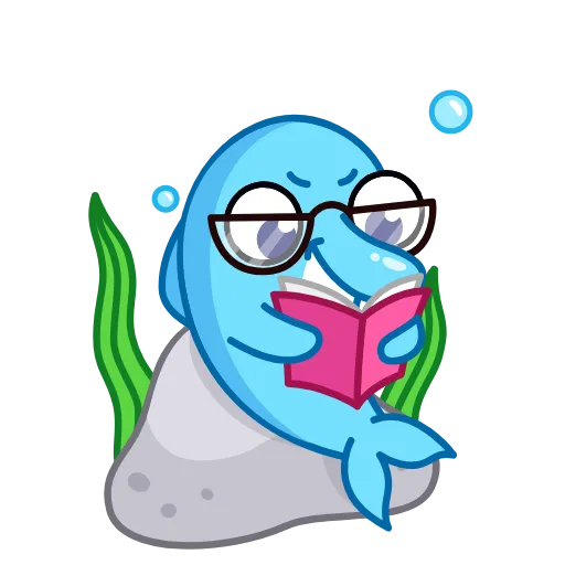 🌟 Эмодзи «Дельфинчик» для Telegram