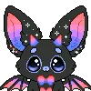 🦇 Эмодзи «Cute Demon Bats» для Telegram