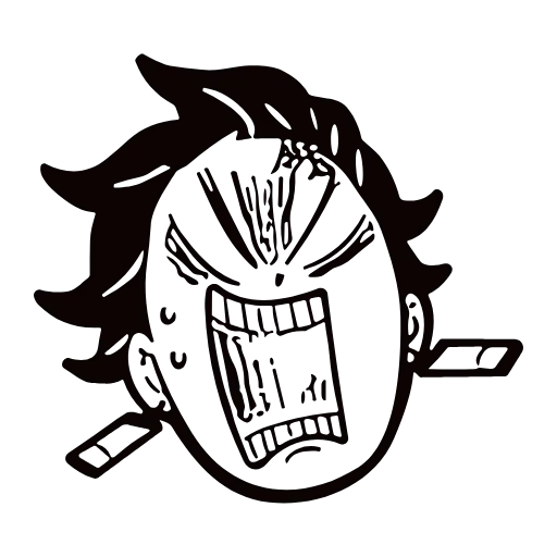 🤬 Эмодзи «Demon Slayer ( adaptive)» для Telegram