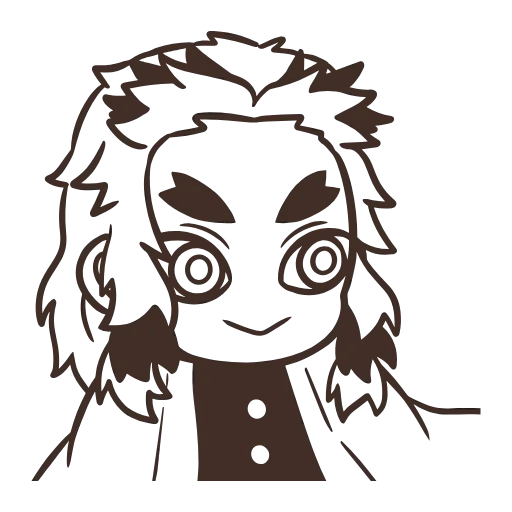 😈 Эмодзи «Demon Slayer ( adaptive)» для Telegram