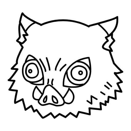 🐗 Эмодзи «Demon Slayer ( adaptive)» для Telegram