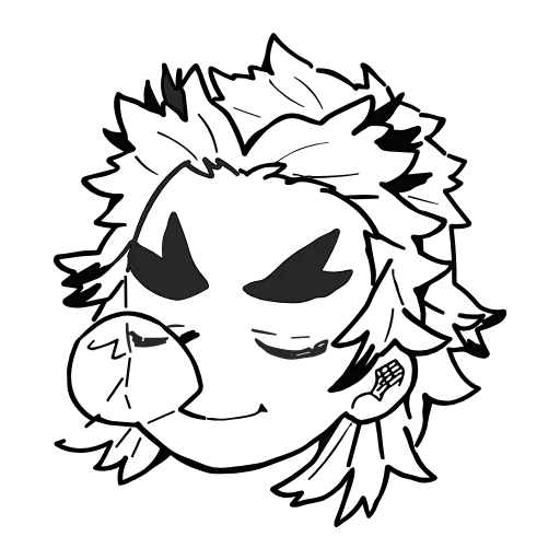 😴 Эмодзи «Demon Slayer ( adaptive)» для Telegram