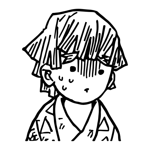 😨 Эмодзи «Demon Slayer ( adaptive)» для Telegram